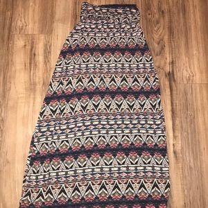 Maurices Tribal Print Maxi Skirt